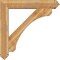 Ekena Millwork Legacy Arts and Crafts Rough Sawn Bracket w/ Offset Brace, Western Red Cedar, 8"W x 44"D x 44"H BKT0806X44X44LEC03RWR - alternate 3